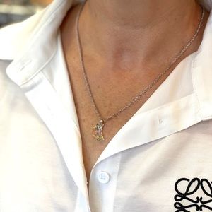 NEW Swarovski Aurora Borealis Moon Necklaces